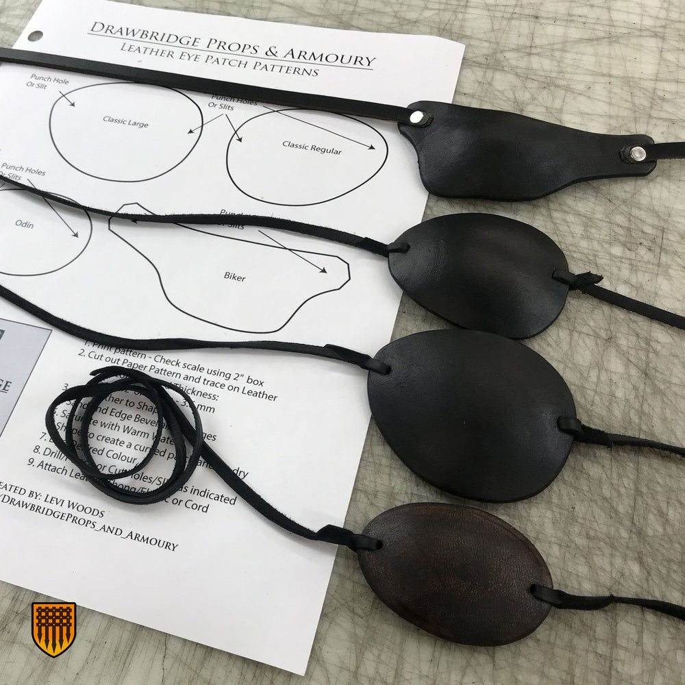 Leather Eye Patch **DIY Digital Pattern** – Drawbridge Finance